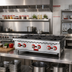 Thumbnail image #2 for Omcan 36-Inch Countertop Natural Gas Commercial Hot Plate with 6 Burners