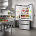Thumbnail image #2 for KoolMore 22.5 Cu. Ft. French Door Refrigerator with Bottom Freezer, Stainless Steel