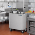 Thumbnail image #2 for Dinex Heated Enclosed 2-Silo Mobile Plate Dispenser, 10-1/8 Inch Round Plate Capacity