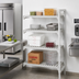 Thumbnail image #3 for Cambro Camshelving Premium 4-Shelf Vented Add-On Shelving Unit, 18 x 30 x 84 Inches, Speckled Gray