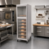 Thumbnail image #2 for NU-VU HCR18 Enclosed Full-Height Non-Insulated Bread Cabinet Pan Rack, 18 Full-Size Pan Capacity