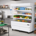 Thumbnail image #2 for Everest Refrigeration Vertical Open-Air Merchandiser Refrigerator, 73.25 in. W x 28.38 in. D, 19 Cu. Ft., White