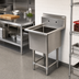 Thumbnail image #2 for John Boos Pro-Bowl 1-Compartment Stainless Steel Sink with 12-Inch Deep Bowl and 10-Inch Backsplash