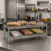 Thumbnail image #2 for Eagle Group QuadTruss 2-Tier Front Case Merchandise Wire Shelving Unit, 24 x 14 x 14 Inches, Chrome Finish