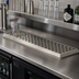 Thumbnail image #2 for Perlick C18000 Series Surface-Mount Stainless Steel Drip Tray Trough with End Glass Rinser