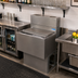 Thumbnail image #2 for 24-Inch Stainless Steel Underbar Insulated Ice Bin with Sliding Cover, 66 lb Capacity