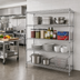 Thumbnail image #2 for Metro Super Erecta 42-Inch Wide Chrome-Plated Stationary Wire Starter Shelving Unit, 4 Shelves
