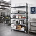 Thumbnail image #2 for Cambro Camshelving Elements XTRA 5-Tier Vented Stationary Add-On Polymer Shelving Unit, 24 x 24 x 84 Inches