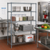 Thumbnail image #2 for Quantum Stationary Wire Shelving Starter Kit, 42