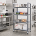Thumbnail image #2 for Cambro Camshelving Elements XTRA 24-Inch W x 24-Inch D x 72-Inch H 4-Tier Vented Stationary Starter Shelving Unit