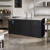 Thumbnail image #2 for Everest Club Top Three-Section Direct Draw Keg Refrigerator, 32 Cu. Ft., Four Half-Barrel Keg Capacity