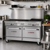 Thumbnail image #2 for Southbend Ultimate 60-Inch Commercial Gas Restaurant Range with 4 Open Burners, 36-Inch Charbroiler, Standard Oven and Convection Oven