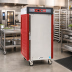 Thumbnail image #2 for Metro C5 C548-ASFS-L Mobile Heated Holding Cabinet, 5/6 Height, Solid Door, 29-Pan, 18" x 26" Capacity, ENERGY STAR