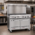 Thumbnail image #2 for Southbend S-Series 48-Inch Gas Restaurant Range with Griddle, Standard Oven, and Cabinet Base