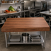 Thumbnail image #2 for John Boos Boos Block 48 x 42 Inch American Black Walnut Edge Grain Kitchen Countertop with Penetrating Oil Finish