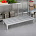 Thumbnail image #2 for John Boos 1-Tier Square Bar Aluminum Dunnage Rack, 36 x 20 x 12 Inches, 1500 lb Capacity
