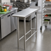 Thumbnail image #2 for Advance Tabco TFMS-153 15 x 36 Inch 16-Gauge 304 Stainless Steel Equipment Filler Table, Open Base