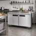 Thumbnail image #2 for KoolMore 60-Inch Two-Door Commercial Undercounter Freezer, 15.7 Cu. Ft.