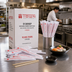 Thumbnail image #2 for Town Equipment 51309SP Disposable Bamboo Chopsticks with Custom-Printed Wrapper — 9 Inches, 10,000 Pairs Minimum
