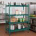 Thumbnail image #2 for Eagle QuadPlus Solid Green Polymer Shelf Mat, 54 x 21 Inches, with QuadTruss Wire Frame