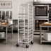 Thumbnail image #2 for Channel Manufacturing All-Welded Aluminum End-Load Platter Rack, 6-Platter Capacity, 12.5 x 26 x 36 Inches