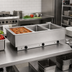 Thumbnail image #2 for Atlas Metal 1-Well Drop-In Hot Food Well Unit for 12 x 20 Inch Pan, Wet or Dry Operation