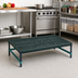 Thumbnail image #2 for QuadPlus Mobile Dunnage Rack with Louvered Polypropylene Mat, 48 x 18 x 14 Inches, 800 lb. Capacity