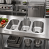 Thumbnail image #2 for Eagle Group Self-Rimming Three-Compartment Drop-In Sink, 42-3/4 Inch Wide, 12 x 14 x 9-1/2 Inch Bowls
