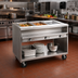 Thumbnail image #2 for Randell 3612 33-Inch Electric 2-Well Sealed Hot Food Table with Open Shelf Base