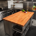Thumbnail image #2 for Boos Block Ultra Premium American Cherry Edge Grain Kitchen Countertop, 84 x 38 x 1-1/2 Inch, Varnique Finish