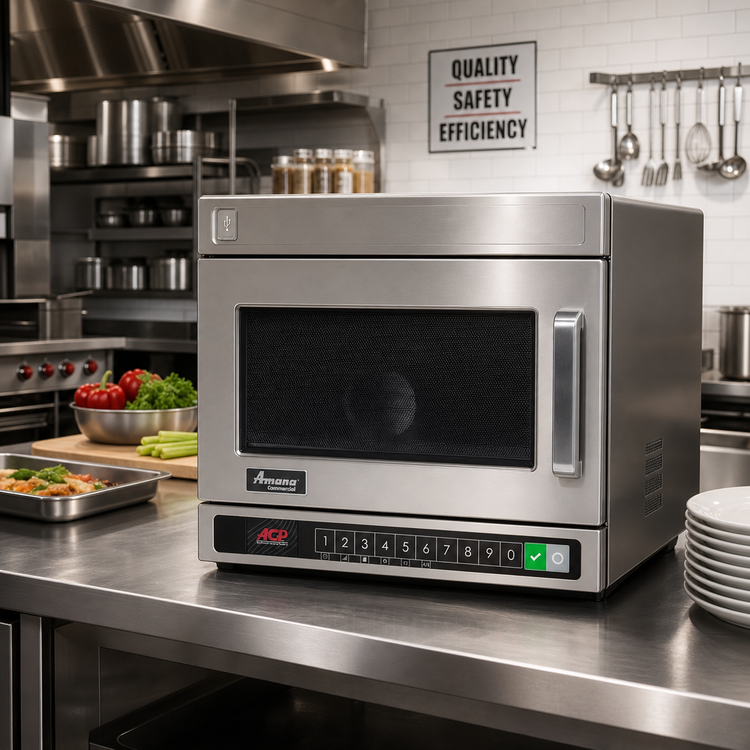 Product image #2 for Amana Commercial HDC21Y2 Heavy Volume Countertop Microwave Oven, 2100 Watt, Lower Controls, 0.6 Cu. Ft.