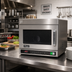 Thumbnail image #2 for Amana Commercial HDC21Y2 Heavy Volume Countertop Microwave Oven, 2100 Watt, Lower Controls, 0.6 Cu. Ft.