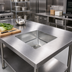 Thumbnail image #2 for John Boos Weld-In Undermount Single-Compartment Stainless Steel Sink, 20