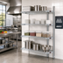 Thumbnail image #2 for Eagle Group 4-Tier Chrome-Plated Wire Add-On Shelving Unit with QuadTruss® Shelves, 48W x 24D x 74H