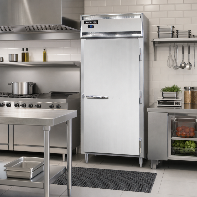 Product image #2 for Continental Refrigerator D1FXSNSA Designer Line 1-Section Extra-Wide Shallow Depth Reach-In Freezer