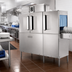 Thumbnail image #2 for Hobart CL66-BAS+BUILDUP Convertible High/Low-Temp Single-Tank Rack Conveyor Dishwasher with Power Scrapper