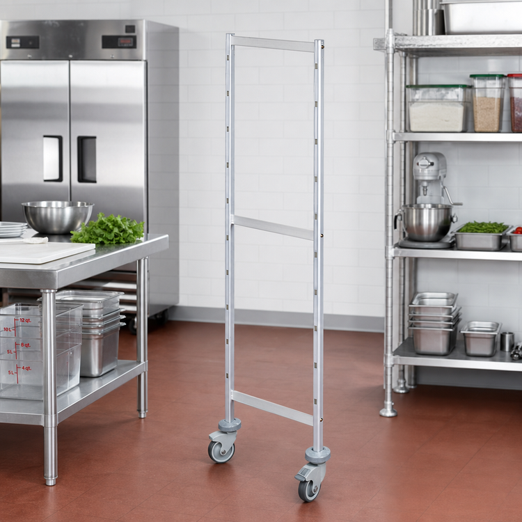 Product image #2 for Fermostock 71-Inch Mobile Shelving Upright, 22-Inch Deep, Anodized Aluminum