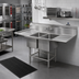 Thumbnail image #2 for Spec-Master FN Series Coved Corner Two-Compartment Sink with 24-Inch Right Drainboard, 14-Gauge 300-Series Stainless Steel