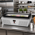 Thumbnail image #3 for KoolMore 39-Inch 5-Pan Countertop Ice Cream Display Freezer with Curved Glass Top