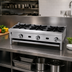 Thumbnail image #2 for Supreme JHP-448 48-Inch Countertop Gas Hot Plate with 4 Open Burners