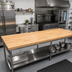 Thumbnail image #2 for John Boos Boos Block Blended Edge Grain Maple Kitchen Countertop, 84 x 25 x 1-1/2 Inches, Oil Finish