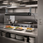 Thumbnail image #2 for Vollrath FC-4SH-48208-SI-SW 48-Inch Low Profile Unlighted Heat Strip with Remote Toggle Switch, 208V Aluminum Housing