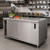 Thumbnail image #2 for Advance Tabco 144-Inch x 36-Inch Enclosed Work Table with Cabinet Base, Sliding Doors, and 14-Gauge 304 Stainless Steel Top