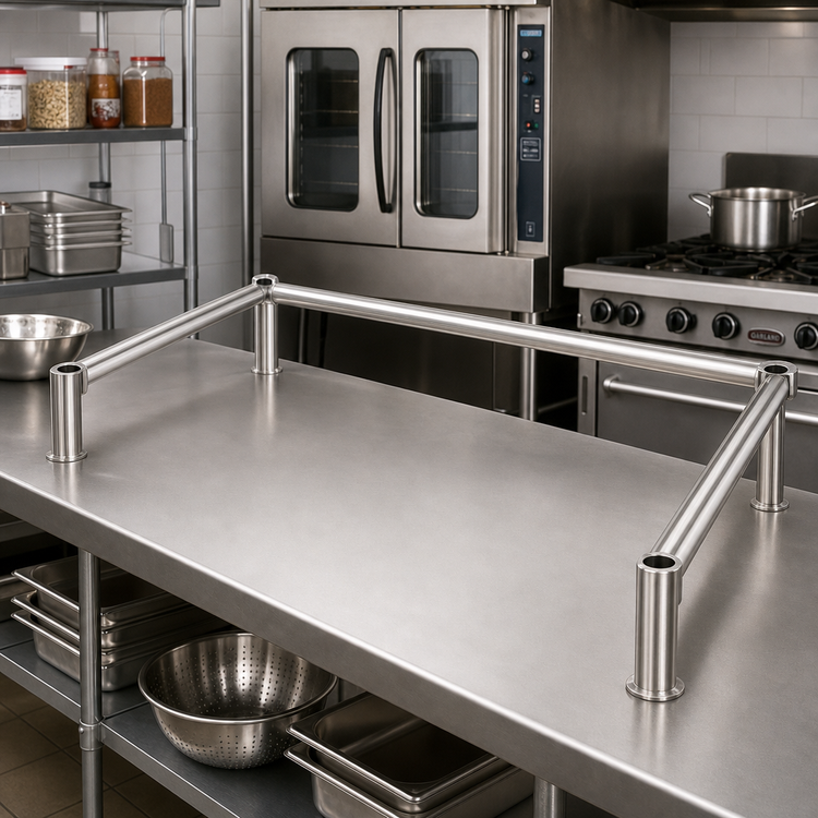 Product image #2 for Eagle Group 3-Sided Stainless Steel Channel Frame, 72 x 24 Inches