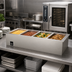 Thumbnail image #2 for Duke WWG4 Electric Ganged Waterless Drop-In Hot Food Well, 4 Full-Size Pans