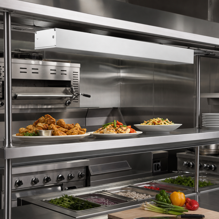 Product image #2 for Hatco Glo-Ray 48 Inch Unlighted Infrared Strip Heater, 208V, Aluminum