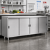 Thumbnail image #2 for Eagle Spec-Master Stainless Steel Plate Cabinet with 4 Sliding Doors, 84W x 15D