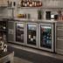 Thumbnail image #2 for True Premier Bar 84-Inch Three-Section Refrigerated Back Bar Cooler with Glass Doors