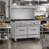 Thumbnail image #2 for Southbend Ultimate 48-Inch Gas Restaurant Range with Thermostatic Griddle and 2 Space Saver Ovens