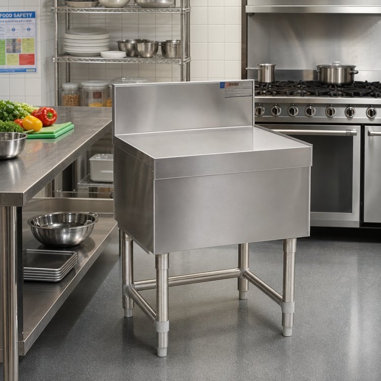 Product image #2 for Eagle Spec-Bar 30-Inch x 19-Inch Stainless Steel Sink Filler Board